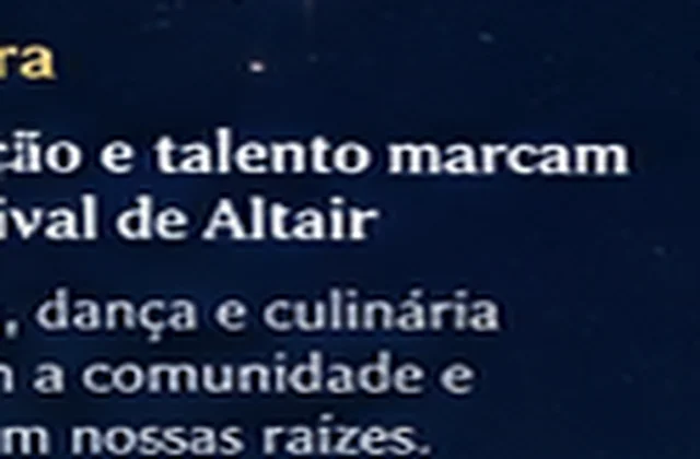 Apresentação de dança tradicional no Festival de Altair